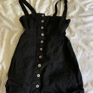 Black jean dress
